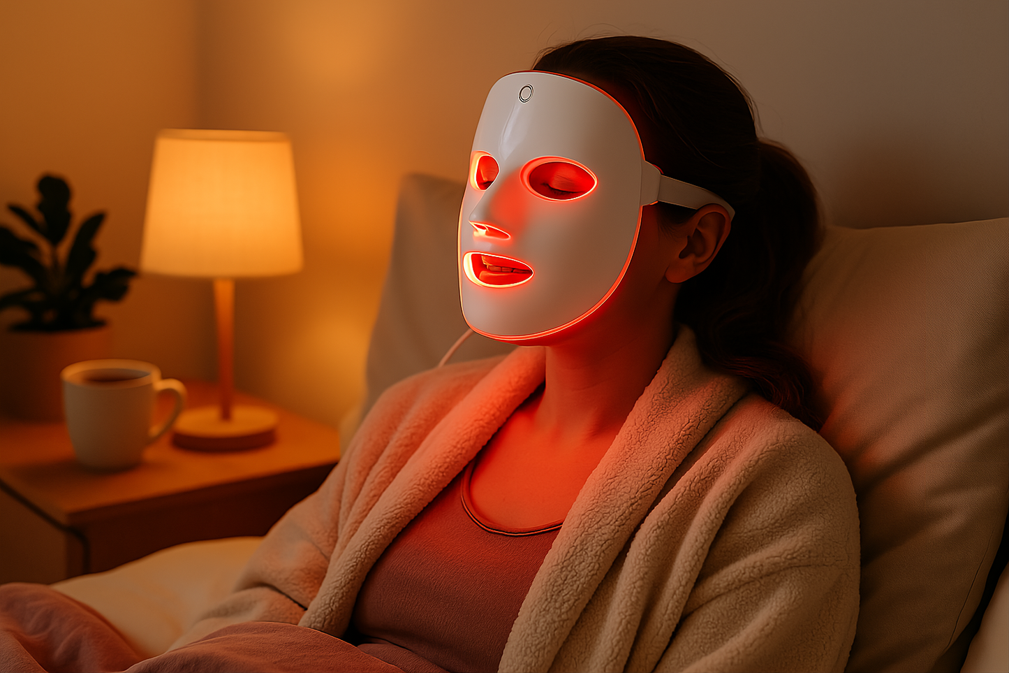 Maschera LED Viso-Rivitalizza e Rigenera la Pelle